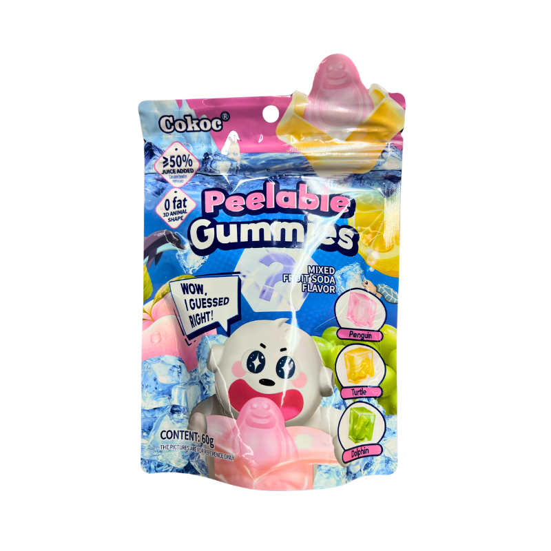 Cokoc Peelable Gummies Mixed Fruit 60g