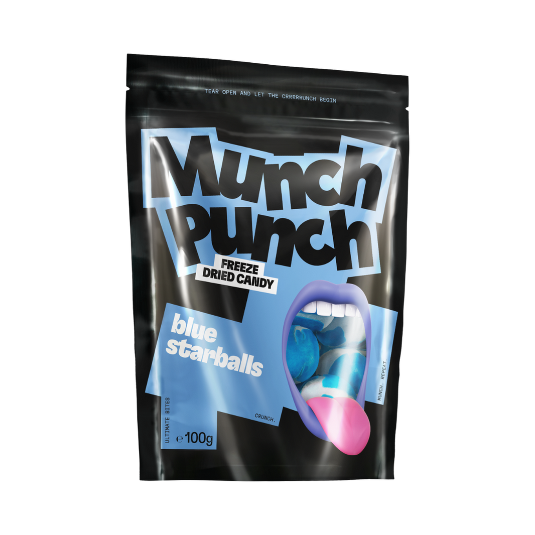 Crunch Punch Munch Punch Blue Starballs 50g